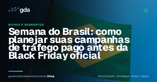Sacolas de compras com detalhes nas cores verde e amarela, representando a Semana do Brasil
